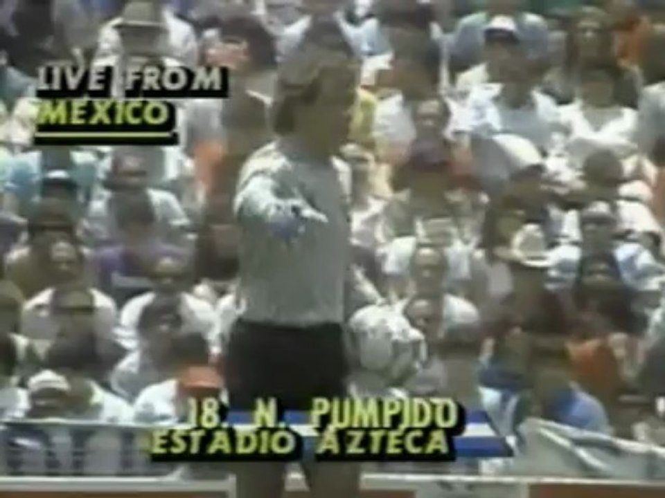 22 Haziran 1986 Dünya Kupası Çeyrek Final İngiltere- Arjantin 1. Devre