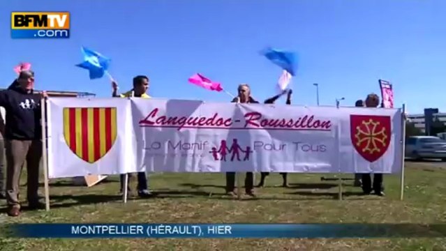 A Montpellier, les opposants au mariage pour tous ne se démobilisent pas - 22/03