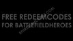 Free Battlefield Heroes BFH Redeemcodes Funds Clothes Battlefunds Working Download