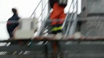 Simulateur feux de navires de Marck : les pompiers confrontés à l’extrême