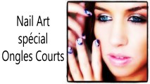 Nail Art sur Ongles Courts : One Stroke