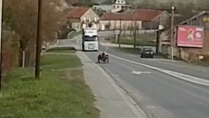 Séance d'entrainement du 22 mars 2013 avec la remorque