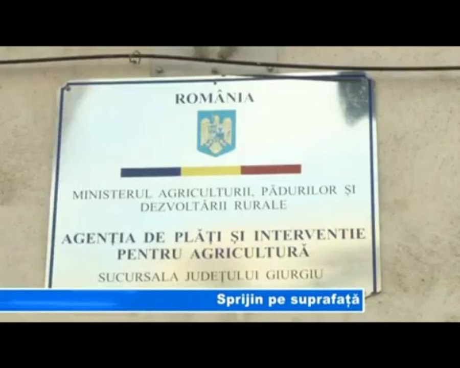 Sprijin pe suprafata