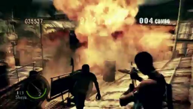 RE5 Mode Mercenaries Public Assembly Sheva Alomar BSAA