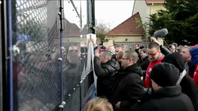 Goodyear: manifestation à Rueil-Malmaison
