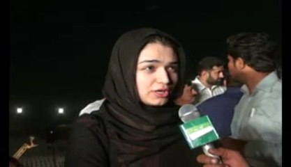HINA KHAN,,Comments on PTI Jalsa at Minar-e-Pakistan 23-03-2013