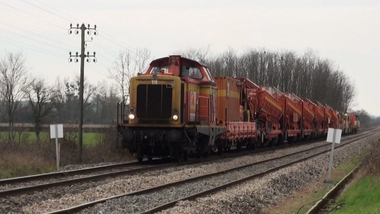 train de travaux a Palinges