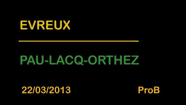 [ProB J28] Evreux - Pau-Orthez