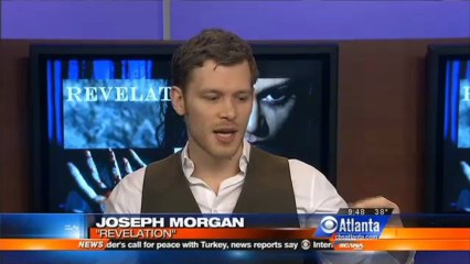 2013.03.21 Joseph Morgan & Persia White @ 'Revelation' promo on CBS Atlanta