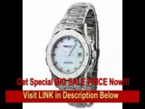 [BEST PRICE] Momo Design Pilot Mother of Pearl Diamond Dial Stainless Steel Ladies Watch 093-C-MB-02WT