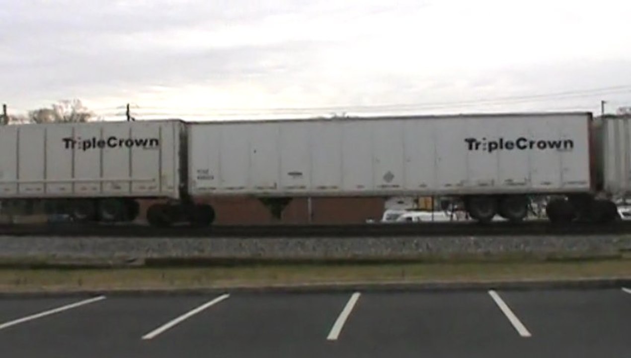 Norfolk Southern Triple Crown Roadrailer traom southeast through Austell Ga.