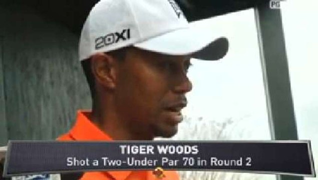 Tiger Woods Stumbles at the Finish Line