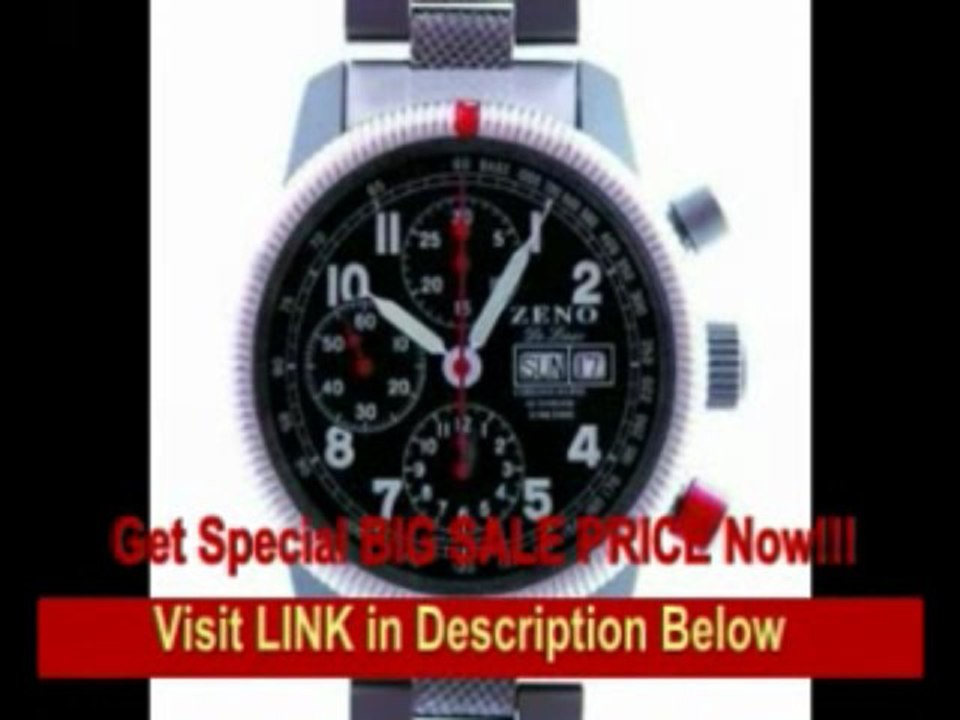 [BEST BUY] Zeno Army Divers De Luxe Tri-Compax Chronograph Ref. 6559 A-SV-MT