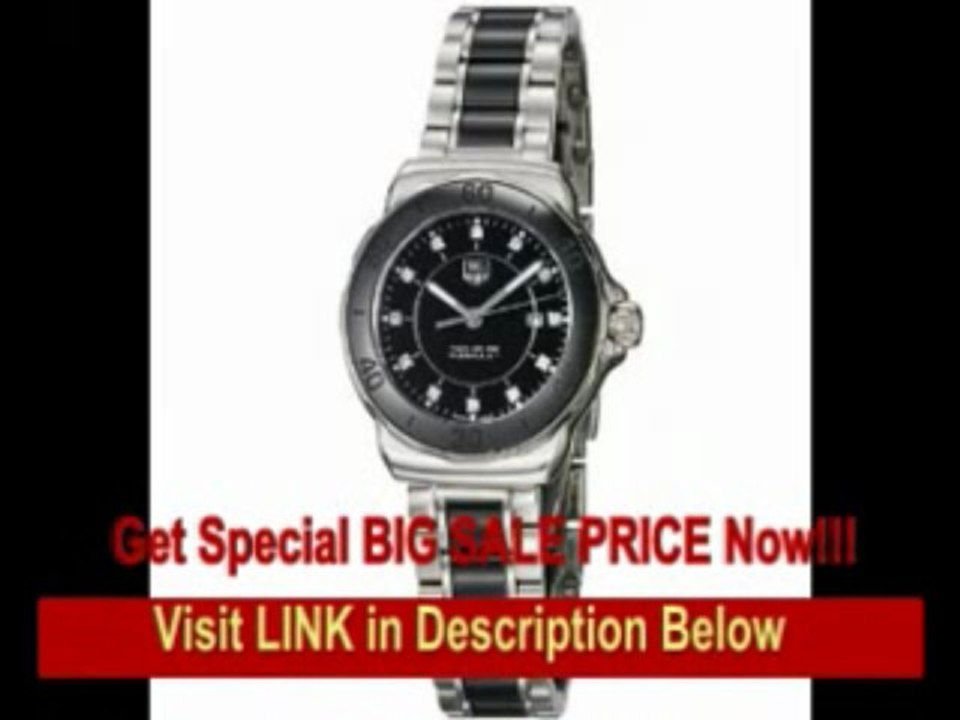 [FOR SALE] TAG Heuer Women's WAH1314.BA0867 Formula 1 Black Dial Stainless Steel Ceramic Watch