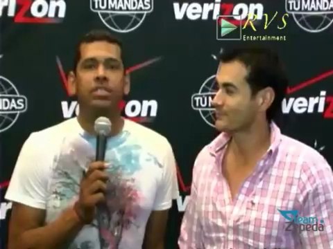 David Zepeda @davidzepeda1 entrevista evento de Verizon en Los Angeles, CA 2010