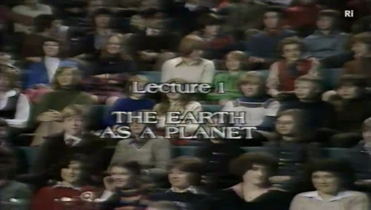 1977 Carl Sagan Christmas Lectures 1: The Earth as a Planet