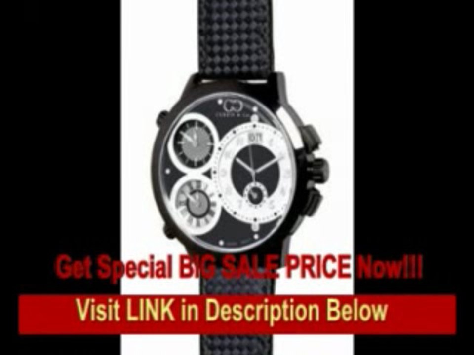[SPECIAL DISCOUNT] Curtis & Co. Big Time World 57mm Black Series Black Dial Swiss Made Numbered Limited Edition Watch
