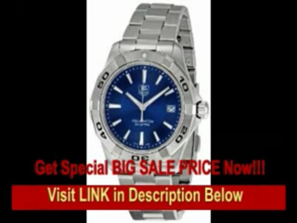 [BEST PRICE] TAG Heuer Men's WAP1112.BA0831 Aquaracer Blue Dial Watch
