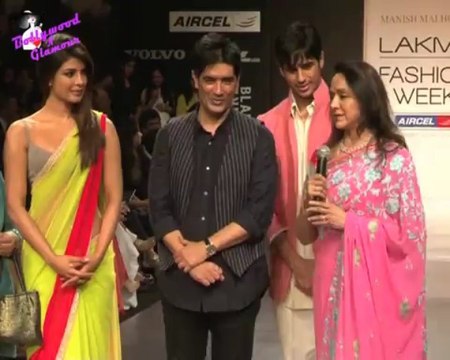 Priyanka Chopra, Asha Bhosle & other Bollywood celebrities walk the ramp for Manish Malhotra at Lakme Fashion Week Summer - Resort 2013