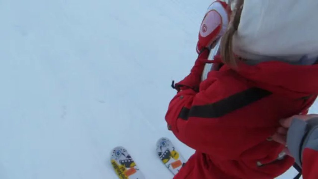 Lucille sur le tire fesse mars 2013