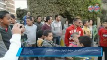 هتافات المتظاهرين أمام مقر جماعة الإخوان بالمقطم