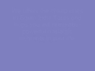 Book Online South India Vacation Packages