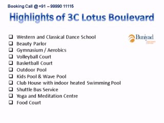 3C Lotus Boulevard Noida | 9999011115 | Buniyad.com