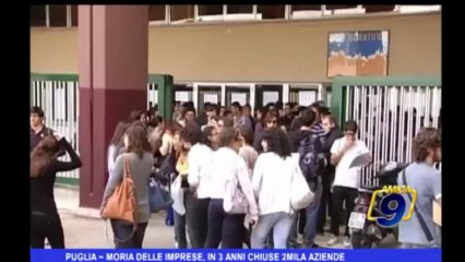 Puglia | Moria delle imprese, in 3 anni chiuse 2mila aziende