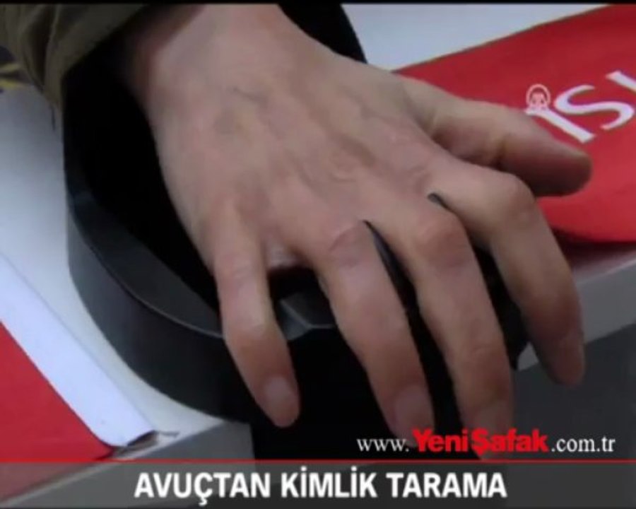 Avuçtan kimlik tarama