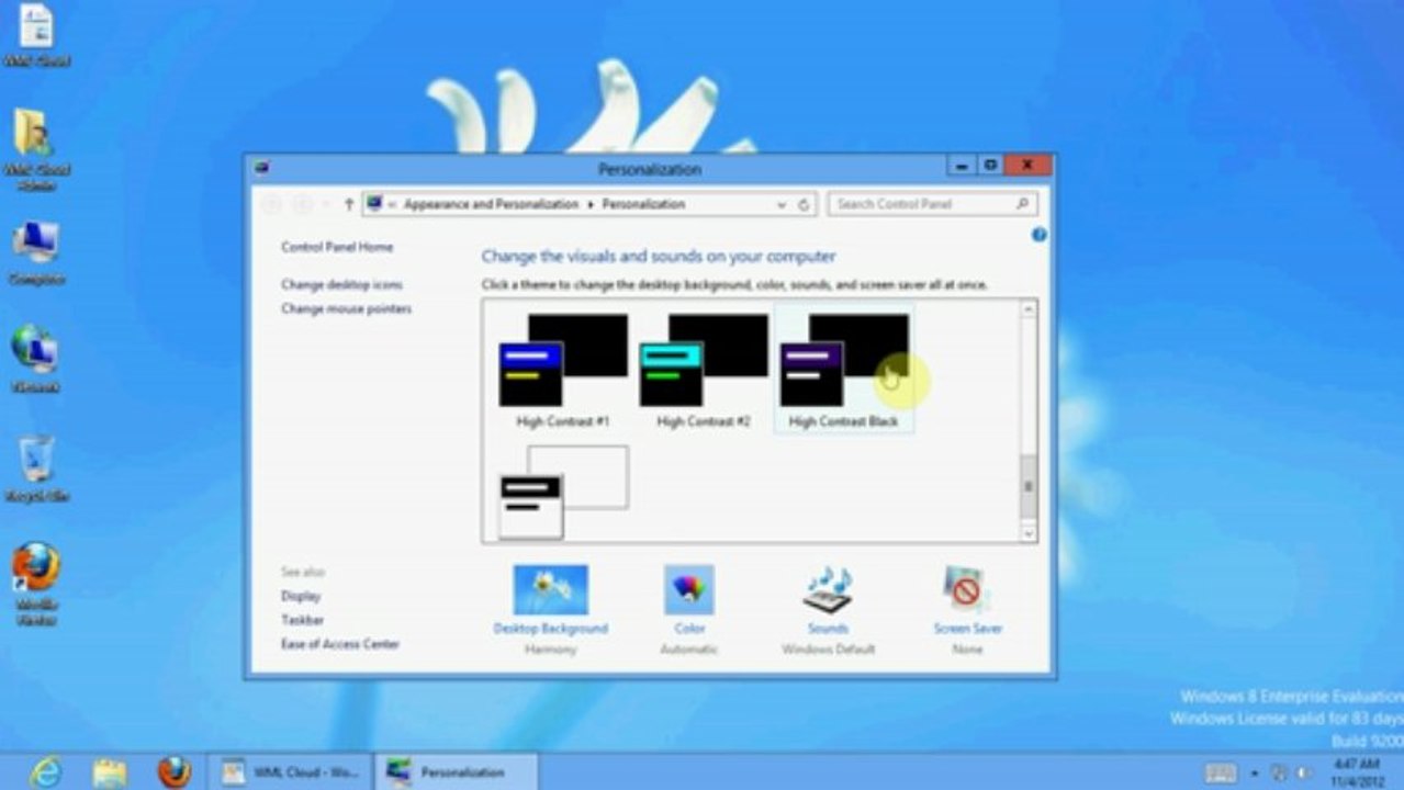 How To Enable Aero Glass Effect In Windows 8