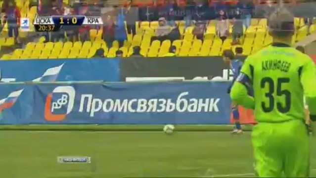 ЦСКА - Краснодар 21 тур 2013 1 тайм