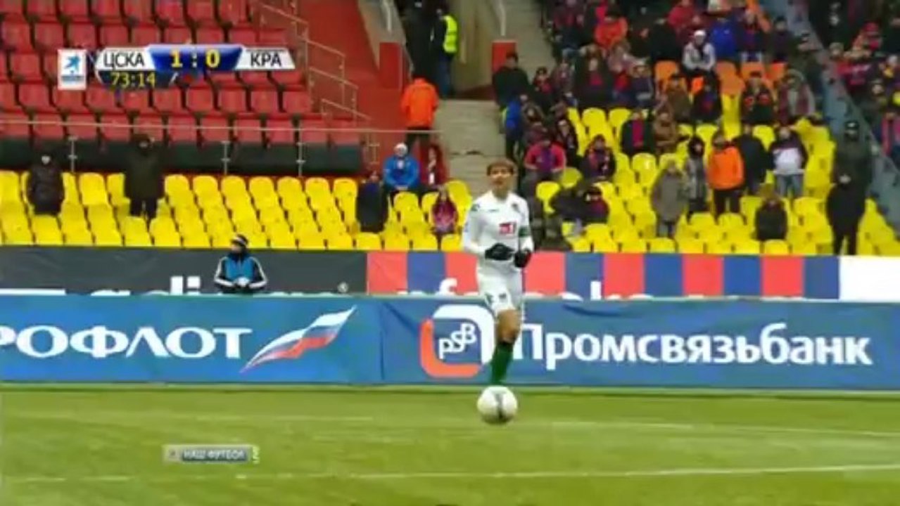 ЦСКА - Краснодар 21 тур 2013 2 тайм