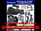 [BEST BUY] Panasonic AG-AC7 Shoulder-Mount AVCHD Camcorder w/ SSE Interview Kit Featuring: Extended Life Battery & External...