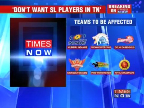 Jayalalitha to Prime Minister: No Sri Lankan cricketers in Tamil Nadu