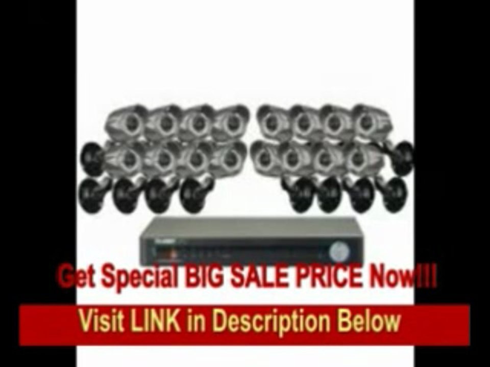 [SPECIAL DISCOUNT] Lorex LH1361001C16B  Eco2 Security Camera System with 16 Super+ Resolution Cameras (Black)