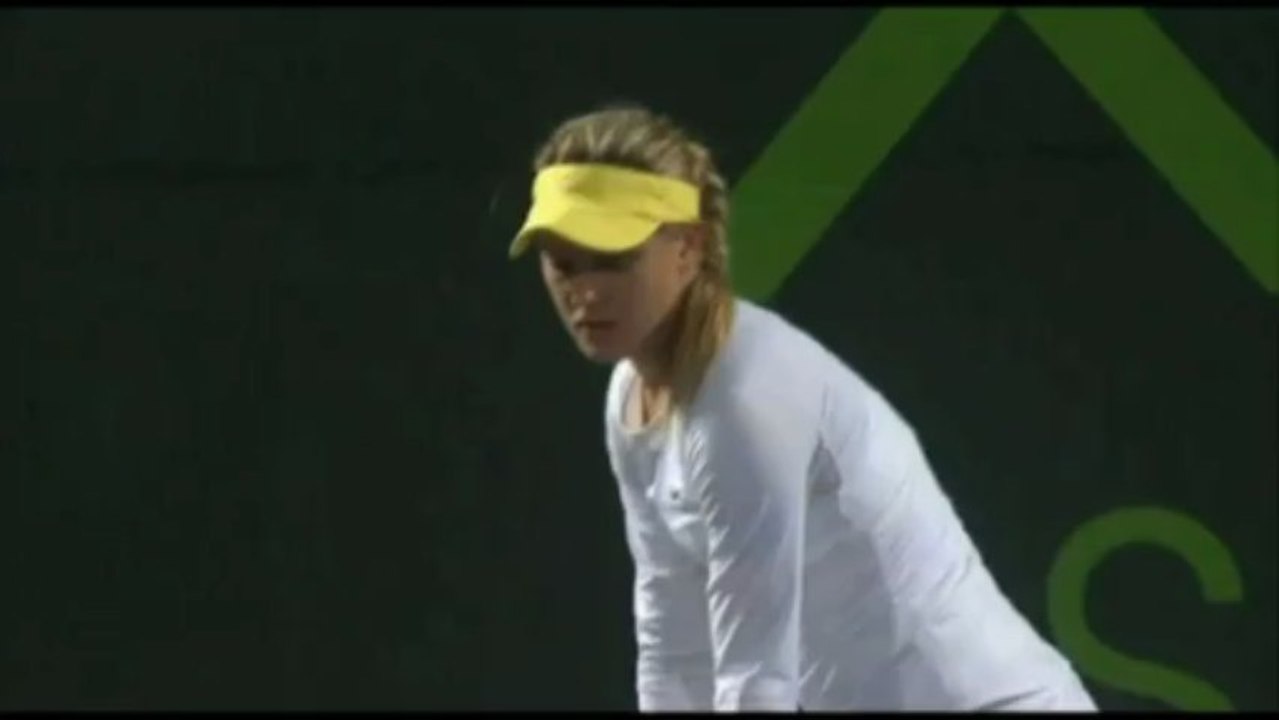 Miami: Turbo-Sieg! Sharapova trotzt allen Widrigkeiten