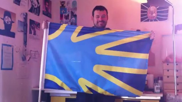 Deaf Flag Arnaud Balard (surdist artist)