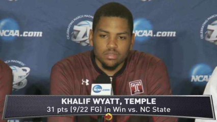 Khalif Wyatt, Temple Owls Down NC State