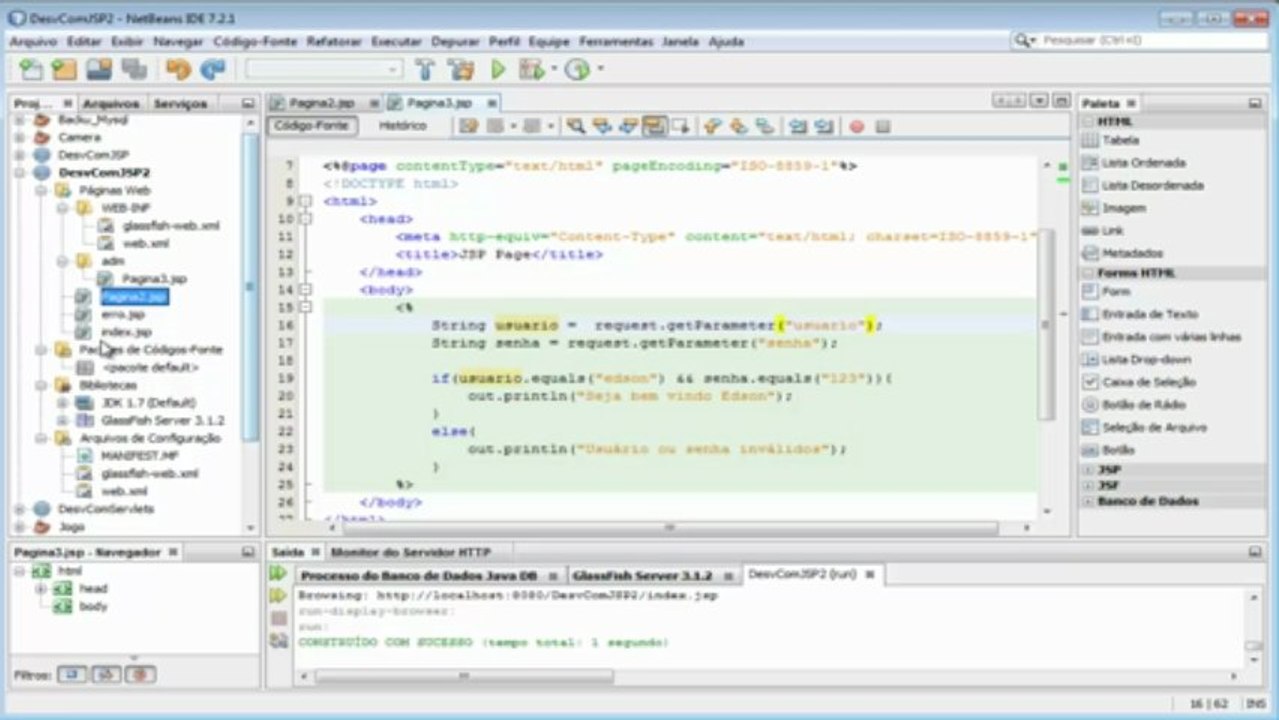 Desenvolvendo aplicações web com netbeans ide #5