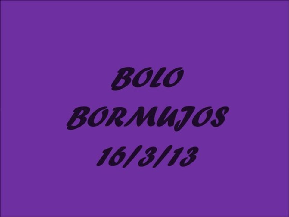 PEPE FLORES BOLO EN BORMUJOS