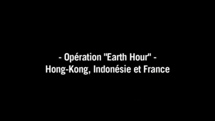 L'opération "Earth Hour" à travers le monde