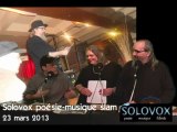 SoloVox poésie musique slam -  2 - Pascale Cormier - Roger Stéphane Blaise