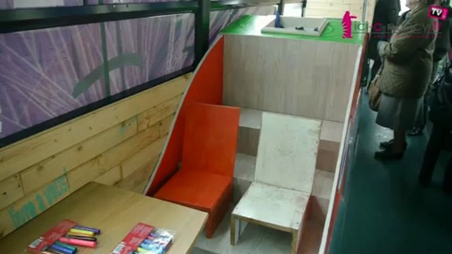 Inauguration du nouveau bus Chocolecture à Nancy