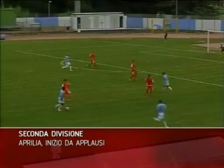 APRILIA CALCIO INIZIO DA APPLAUSI