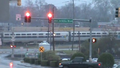 Amtrak Crescent west through Austell Ga.