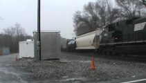 Norfolk Southern mixed freight southeast through Mableton Ga.