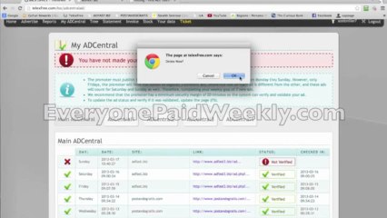 TelexFree Ad Placement Fail