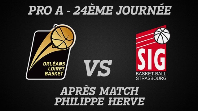 Réaction de Philippe Hervé - J24 - Réception de Strasbourg