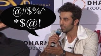 Ranbir Kapoor insults a journalist!