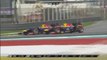 Sebastian Vettel and Mark Webber epic battle for first position